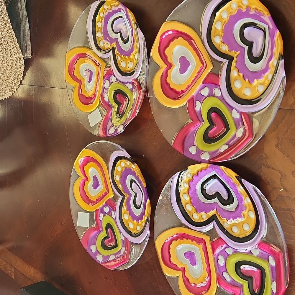 Holiday Market set of 4 10" plates. New with tags
